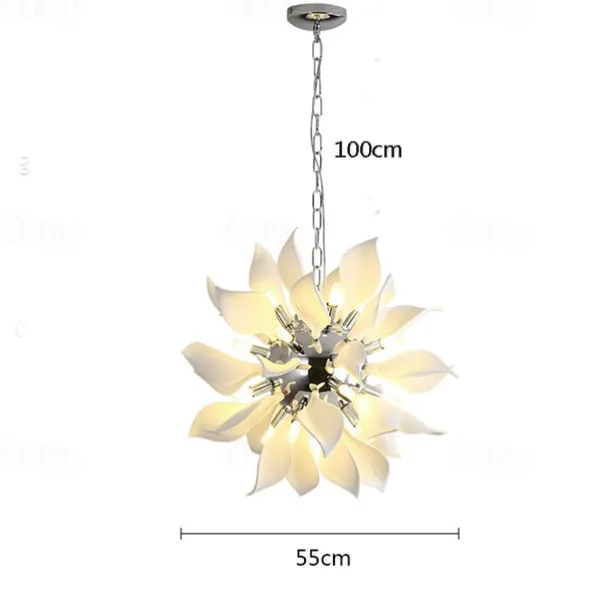 Modern Luxury Pendant Light Dining Room Hanging Lamp White Ceramic Bedroom Decorative Lamps LED 110-240V