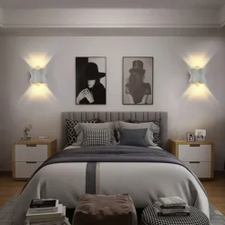 Modern Nordic Style Outdoor Wall Lights Indoor Wall Lights Bedroom Aluminum 220-240V 5/7/9 W