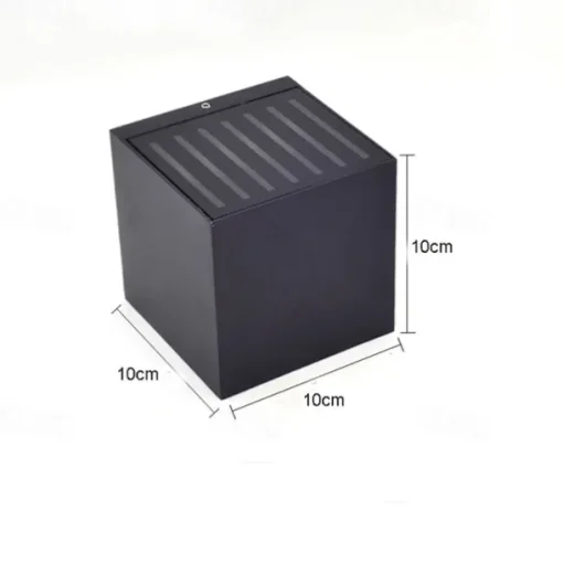 Modern Outdoor Wall Sconce Up and Down Light Warm White Waterproof Wall Fixture Lighting Aluminum LED Exterior Sconce for Indoor Outdoor Patio Porch 110-240V