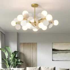 Modern Sputnik Chandelier Acrylic Pendant Light 8/10/12 Head Creative Ceiling Lights Lighting Fixture,for Restaurant Living Room Bedroom Coffee Shop Art Deco 110-240V