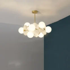 Modern Sputnik Chandelier Acrylic Pendant Light 8/10/12 Head Creative Ceiling Lights Lighting Fixture,for Restaurant Living Room Bedroom Coffee Shop Art Deco 110-240V