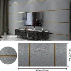 Modern Style Wallpaper Non-wovon Wallpaper Adhesive Required Wall Mural,Cabinet Furniture Countertop Paper Roll Wallpaper,20.8