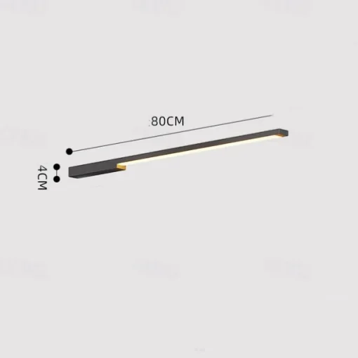 Modern Waterproof Outdoor Wall Light Villa Garden Balcony LED Strip Lamp 1-Light Courtyard Fixture 110-240V 20W Sconce Lighting