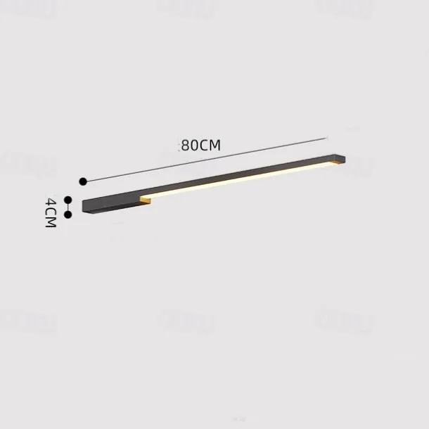 Modern Waterproof Outdoor Wall Light Villa Garden Balcony LED Strip Lamp 1-Light Courtyard Fixture 110-240V 20W Sconce Lighting