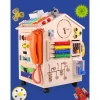 Montessori Busy BoardEarly Education Busy Board Montessori Focus Training Unlock Busy House Educational Toys Go to School Holiday Gifts for Kids