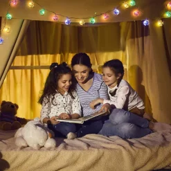 Moon Stars Fairy String Lights 3M 20LEDs 6M 40LEDs Ramadan String lights Battery Powered for Ramadan Christmas Wedding Party Home Patio Decoration