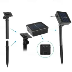 Moroccan Ball Outdoor Lights Solar String Lights 5/7/10M 20/30/50LEDs Globe Fairy Lights Lantern Multicolor Warm White White RGB for Outdoor Garden Yard Patio Christmas Tree Party