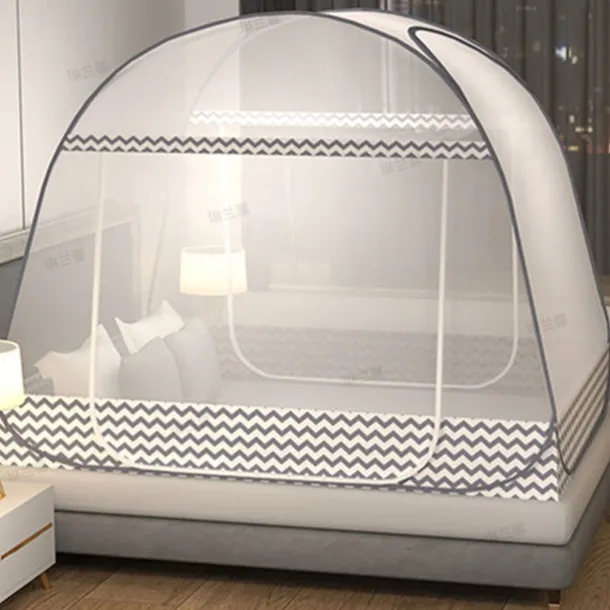 Mosquito Net Pop Up Ten Folding Netting Bed Tent,Portable Mosquito Netting with Bottom,Bug Net,Canopy Outdoor,Camping Tent,Insect Screen,Ultralight,Folding Design