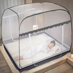 Mosquito Net Pop Up Ten Folding Netting Bed Tent,Portable Mosquito Netting with Bottom,Bug Net,Canopy Outdoor,Camping Tent,Insect Screen,Ultralight,Folding Design