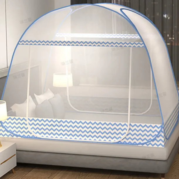 Mosquito Net Pop Up Ten Folding Netting Bed Tent,Portable Mosquito Netting with Bottom,Bug Net,Canopy Outdoor,Camping Tent,Insect Screen,Ultralight,Folding Design