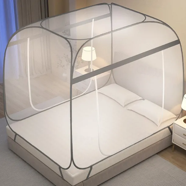 Mosquito Net Pop Up Ten Folding Netting Bed Tent,Portable Mosquito Netting with Bottom,Bug Net,Canopy Outdoor,Camping Tent,Insect Screen,Ultralight,Folding Design