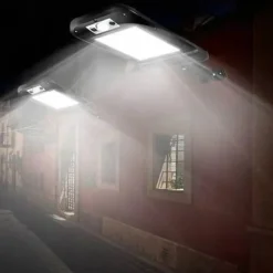 Motian Solar LED Lamp 6000K Street Light with Remote Control 3 Function Human Body Induction Light Outdoor Yard Supply