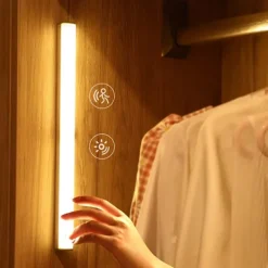 Motion Sensor Light Wireless LED Night Lights Bedroom Decor Light Detector Wall Decorative Lamp Staircase Closet Room Aisle Light