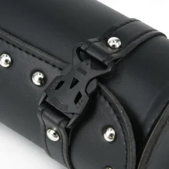 Motorcycle Cruiser Tool Bag Fork Barrel Shape Handlebar Front Fork Bag Black Saddlebags For Motorcycle Pannier Saddle Bags Tools