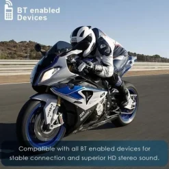 Motorcycle Headset Bluetooth Helmet Intercom Waterproof Helmet Headset Bluetooth 4.1 Motorcycle Accessories