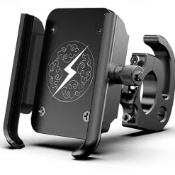 Motorcycle Phone Holder GPS Mount Holder Mountain Bike Rotary Navigation Aluminum Alloy Mobile Phone Bracket for Ios Android Phone