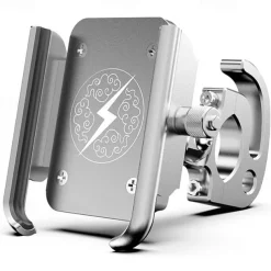 Motorcycle Phone Holder GPS Mount Holder Mountain Bike Rotary Navigation Aluminum Alloy Mobile Phone Bracket for Ios Android Phone