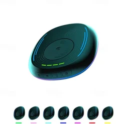 Mouse Jiggler Automatic Computer Undetectable Mouse Mover with Timer ON/Off Switch RGB Lights Driver-Free Keeps Computer Awake