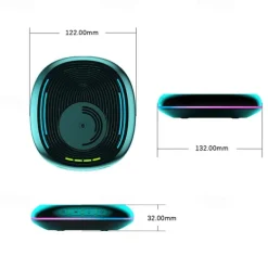 Mouse Jiggler Automatic Computer Undetectable Mouse Mover with Timer ON/Off Switch RGB Lights Driver-Free Keeps Computer Awake