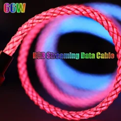 Multi Charging Cable 66W 3.9ft USB A to USB C USB C to USB C 2.1 A Charging Cable Fast Charging High Data Transfer Nylon Braided 3 in 1 Soft Touch For iPad Samsung Xiaomi Phone Accessory