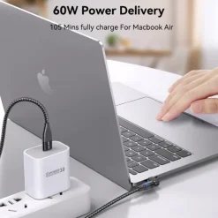 Multi Charging Cable 60W 3.3ft 6.6ft USB C to Lightning / micro / USB C 3 A Fast Charging Nylon Braided Durable Magnetic For Samsung Xiaomi Huawei Phone Accessory