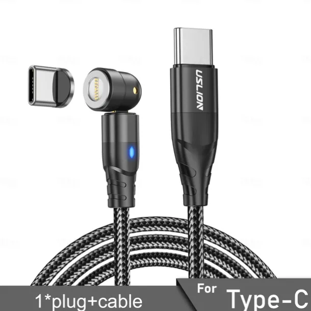 Multi Charging Cable 60W 3.3ft 6.6ft USB C to Lightning / micro / USB C 3 A Fast Charging Nylon Braided Durable Magnetic For Samsung Xiaomi Huawei Phone Accessory
