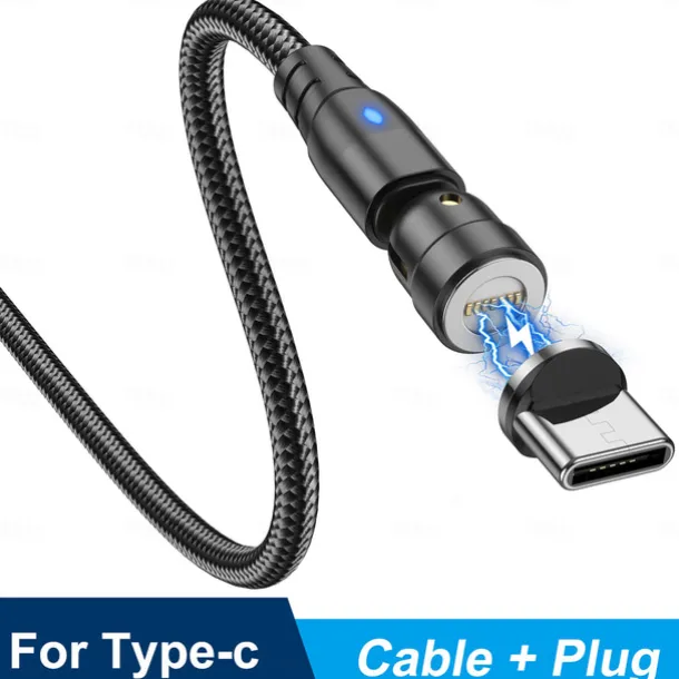 Multi Charging Cable 60W 3.3ft 6.6ft USB C to Lightning / micro / USB C 3 A Fast Charging Nylon Braided Durable Magnetic For Samsung Xiaomi Huawei Phone Accessory