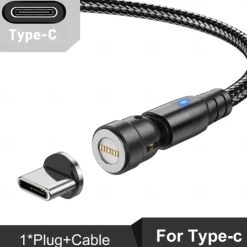 Multi Charging Cable 60W 3.3ft 6.6ft USB C to Lightning / micro / USB C 3 A Fast Charging Nylon Braided Durable Magnetic For Samsung Xiaomi Huawei Phone Accessory