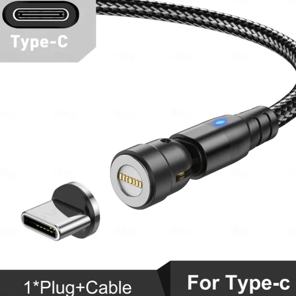 Multi Charging Cable 60W 3.3ft 6.6ft USB C to Lightning / micro / USB C 3 A Fast Charging Nylon Braided Durable Magnetic For Samsung Xiaomi Huawei Phone Accessory