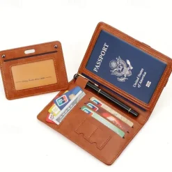 Multi Functional Storage Card Holder, Passport Bag, Passport Holder For Overseas Travel