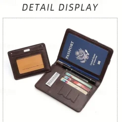 Multi Functional Storage Card Holder, Passport Bag, Passport Holder For Overseas Travel