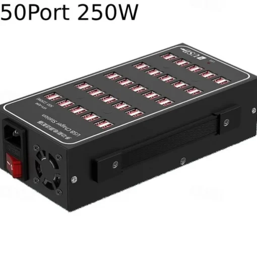 Multi USB Charger USB Fast Charging Station Universal Carregador Portatil For Iphone 15 Samsung Xiaomi Ipad Tablet 10/20/30/40/50/60 Port