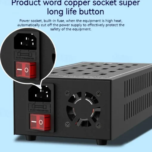 Multi USB Charger USB Fast Charging Station Universal Carregador Portatil For Iphone 15 Samsung Xiaomi Ipad Tablet 10/20/30/40/50/60 Port