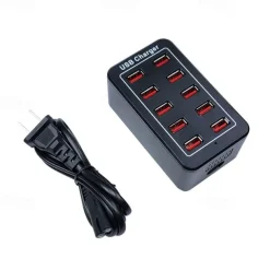 Multi USB Charger USB Fast Charging Station Universal Carregador Portatil For Iphone 15 Samsung Xiaomi Ipad Tablet 10/20/30/40/50/60 Port