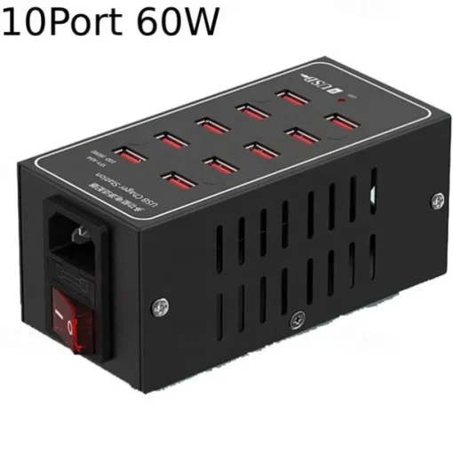 Multi USB Charger USB Fast Charging Station Universal Carregador Portatil For Iphone 15 Samsung Xiaomi Ipad Tablet 10/20/30/40/50/60 Port
