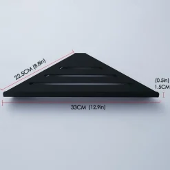 Multifunction Bathroom Triangle Shelf Wall Mounted Stainless Steel 1 Pack Corner Storage Shelf for Bathroom, Toilet and Kitchen