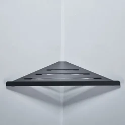 Multifunction Bathroom Triangle Shelf Wall Mounted Stainless Steel 1 Pack Corner Storage Shelf for Bathroom, Toilet and Kitchen