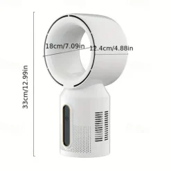 Multifunction USB Fan – Rechargeable Desktop Fan with LED Light, Camping, Ceiling and Portable Modes