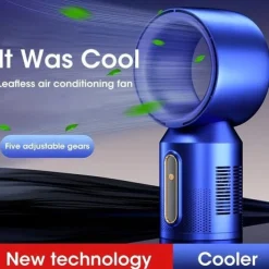 Multifunction USB Fan – Rechargeable Desktop Fan with LED Light, Camping, Ceiling and Portable Modes