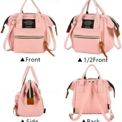 Multifunctional Canvas Backpack and Handbag – Versatile and Stylish Back to School, Travel, or Everyday Bag in Multiple Colors