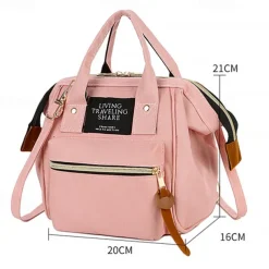 Multifunctional Canvas Backpack and Handbag – Versatile and Stylish Back to School, Travel, or Everyday Bag in Multiple Colors