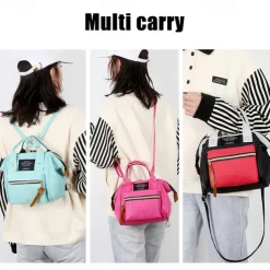 Multifunctional Canvas Backpack and Handbag – Versatile and Stylish Back to School, Travel, or Everyday Bag in Multiple Colors