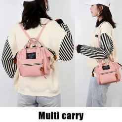 Multifunctional Canvas Backpack and Handbag – Versatile and Stylish Back to School, Travel, or Everyday Bag in Multiple Colors