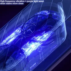 Multi-functional Cleaning Machine Jewelry Makeup Brush Glasses Cleaner Portable Mini Electric Cleaning Box