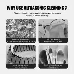 Multi-functional Cleaning Machine Jewelry Makeup Brush Glasses Cleaner Portable Mini Electric Cleaning Box