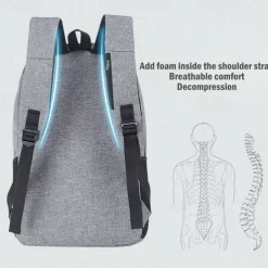 Multifunctional Waterproof USB Charging Business Laptop Backpack Men and Women Travel Anti-theft Backpack School Backpack, Back to School Gift