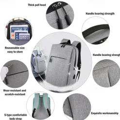 Multifunctional Waterproof USB Charging Business Laptop Backpack Men and Women Travel Anti-theft Backpack School Backpack, Back to School Gift