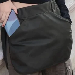 Multi-pocket Apron Multi-purpose Outdoor Latest Work and Running Large Capacity Foreign Style Zipper Multi-pocket Waist Bag