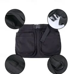 Multi-pocket Apron Multi-purpose Outdoor Latest Work and Running Large Capacity Foreign Style Zipper Multi-pocket Waist Bag