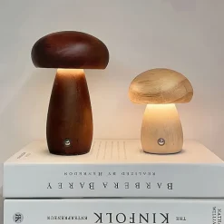 Mushroom Lamp LED Rechargeable Table Night Light Creative Bedside Night Light Touch Switch Atmosphere Gift Light